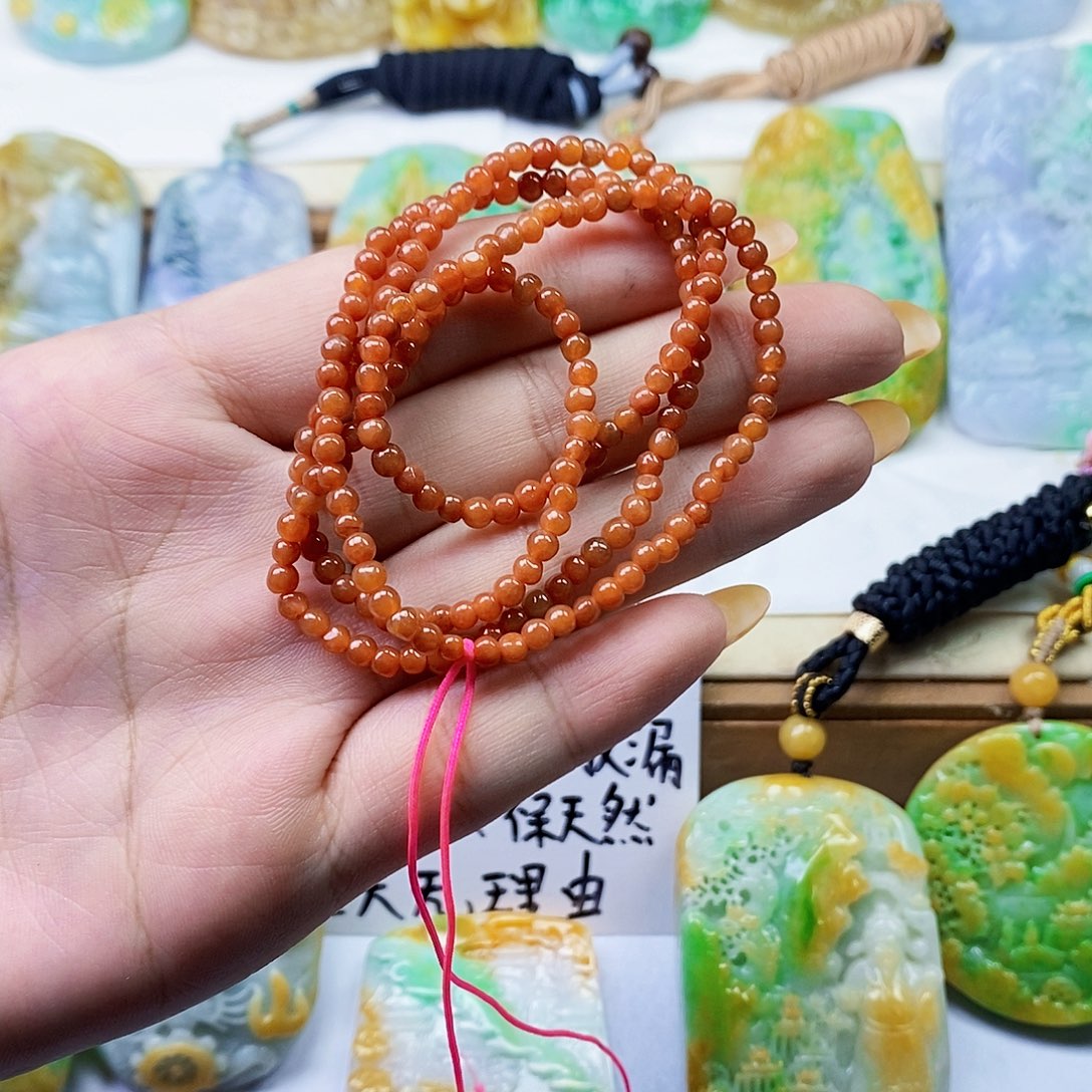 颈饰未镶嵌翡翠翡翠