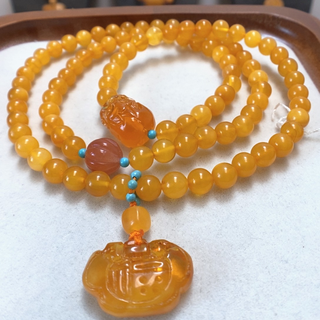 手串蜜蜡未镶嵌蜜蜡