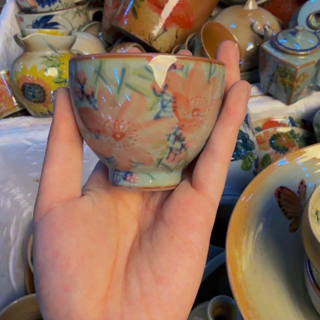 瓷片景德镇陶瓷手工手绘