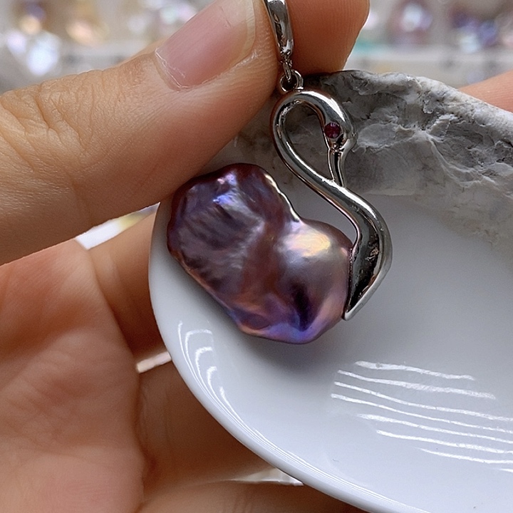 淡水珍珠未镶嵌吊坠(不含链)