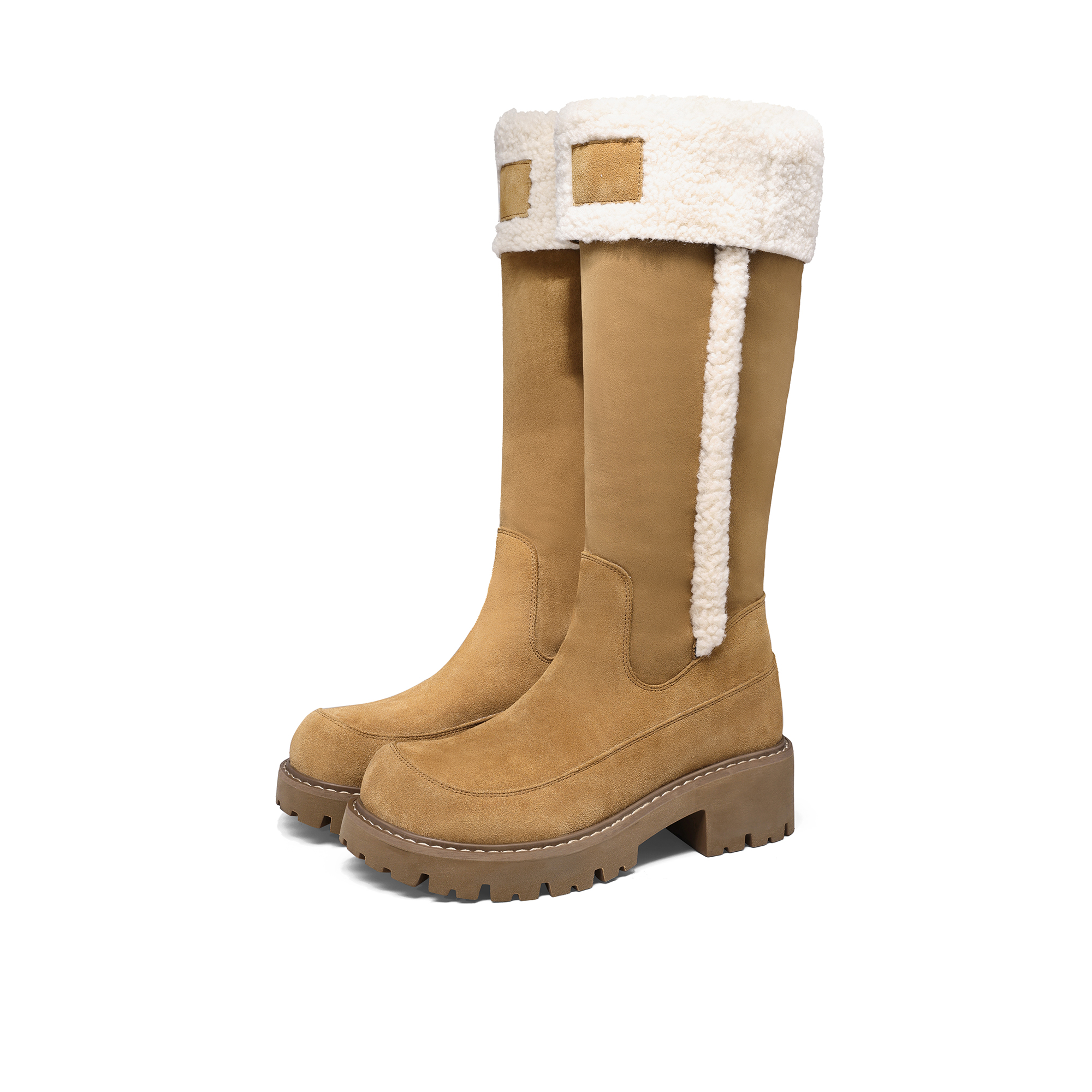 【QQ】雨琦同款时尚雪地靴冬季女靴防水朋克风女鞋保暖5715