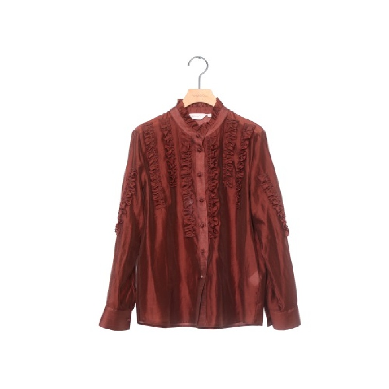 【直播专属】丝绒衬衫金丝百搭轻奢3J812565D