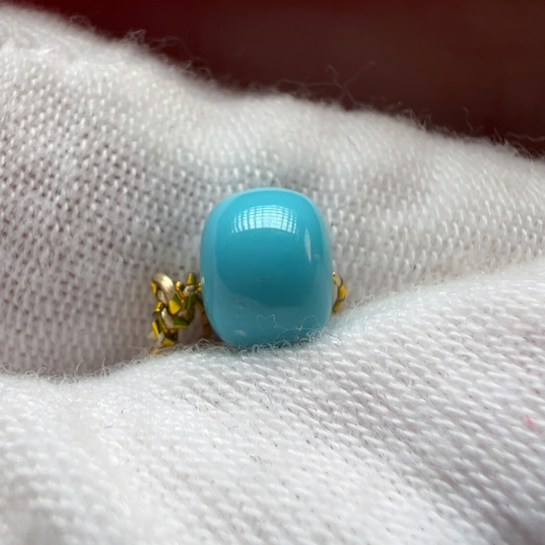 绿松石未镶嵌配饰6.5*5mm