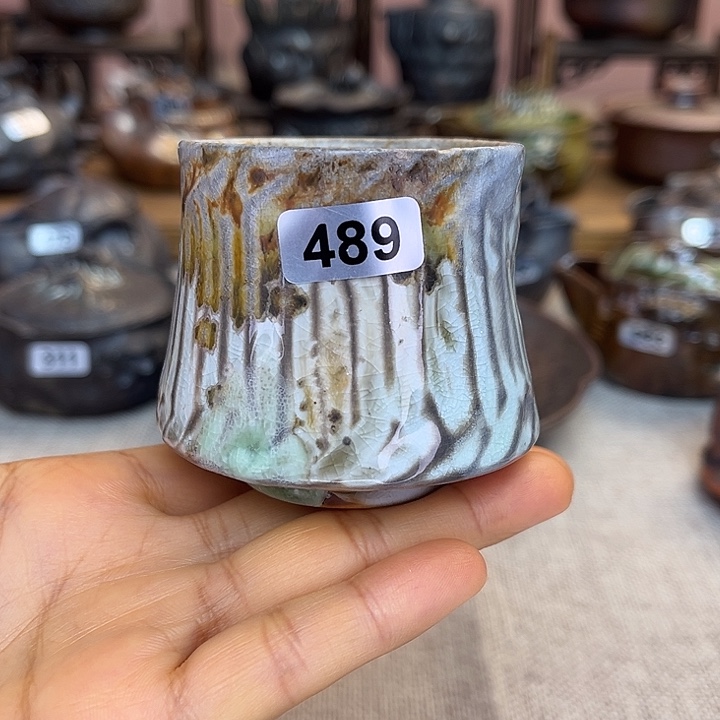 裸柴烧陶瓷手工茶器