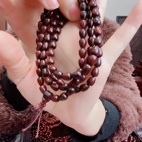 檀香紫檀（小叶紫檀）小叶紫檀水滴多圈