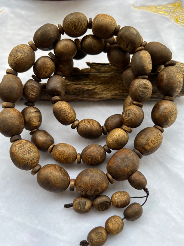 奇楠沉香板头老料留疤多圈20mm多样性发一