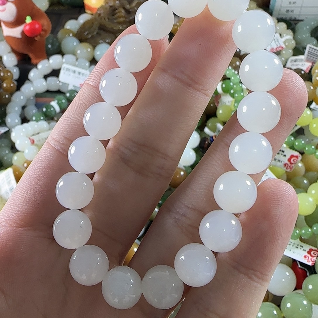 和田玉未镶嵌手链139