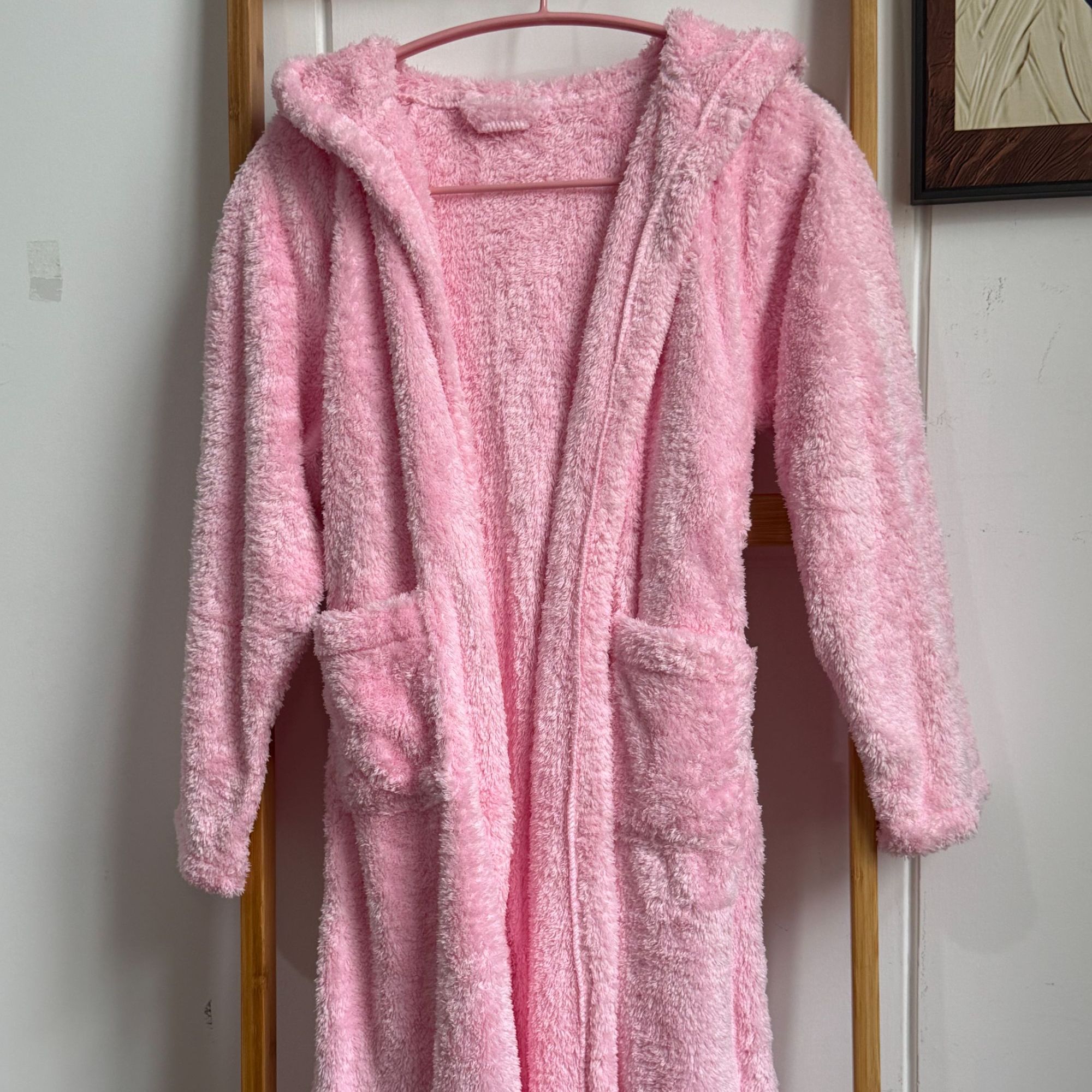 台湾原产微丝开纤纱儿童浴袍