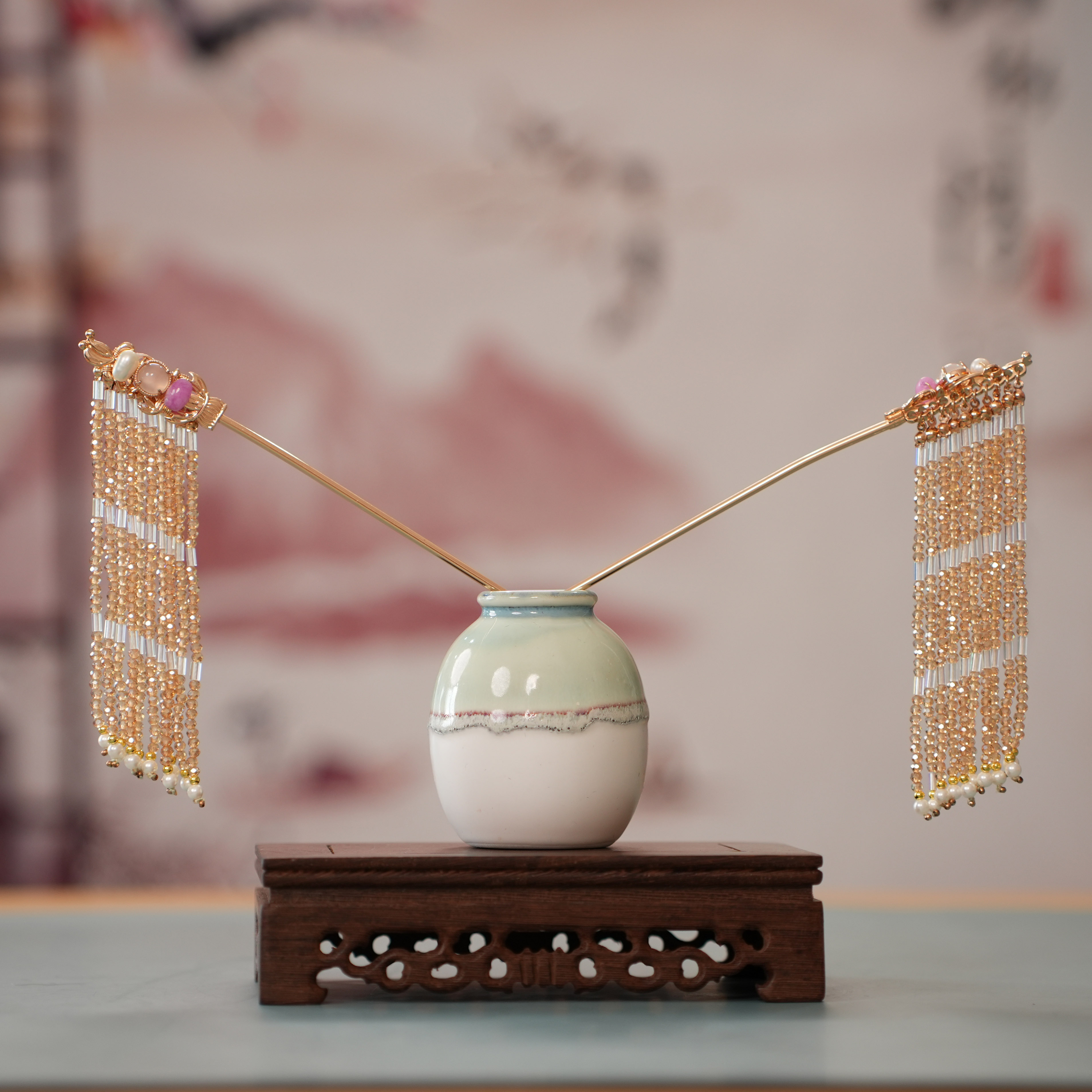 古悦倾城【汐涵】古风汉服发饰