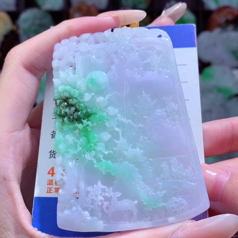 【闪购商品】翡翠颈饰未镶嵌挂件