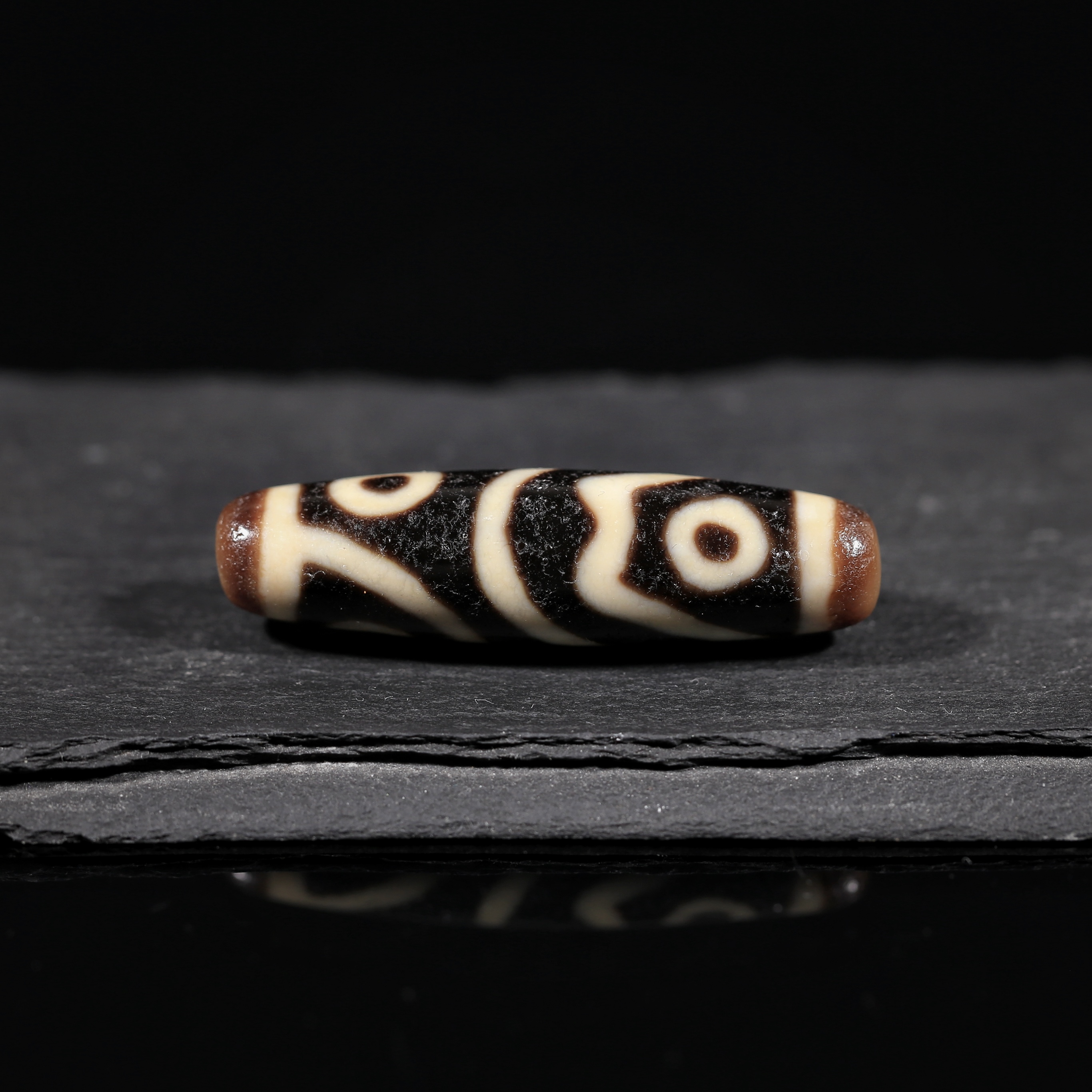 一代老台湾上肯天珠老超顶老许亲工龙头五眼玛瑙锁骨百搭轻奢时尚