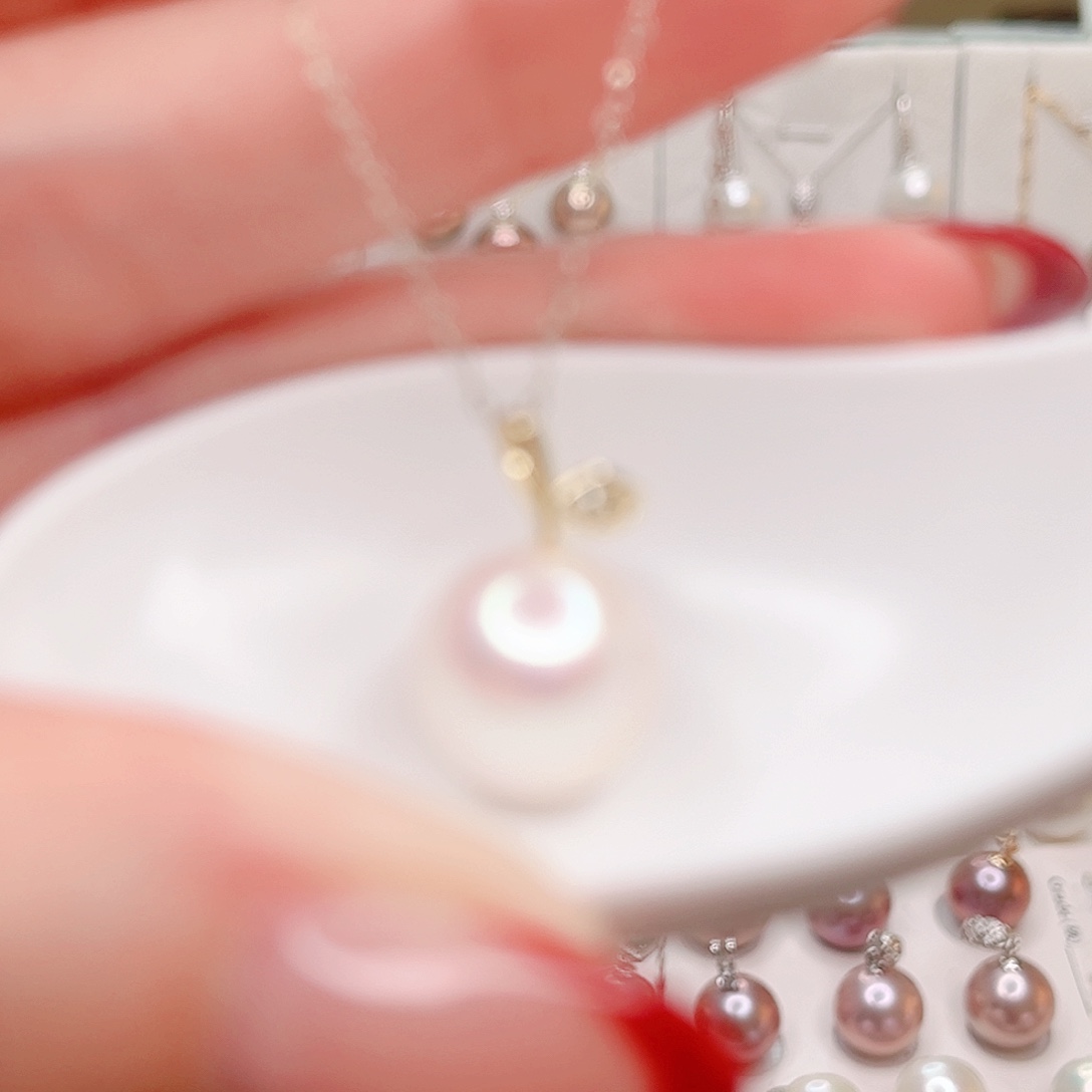 淡水珍珠合金吊坠(赠链)