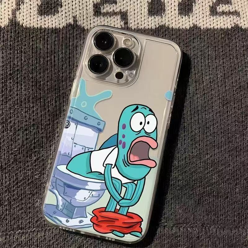 卡通马桶适用于苹果16ProMaxiphone手机壳太空壳国风保护套可爱