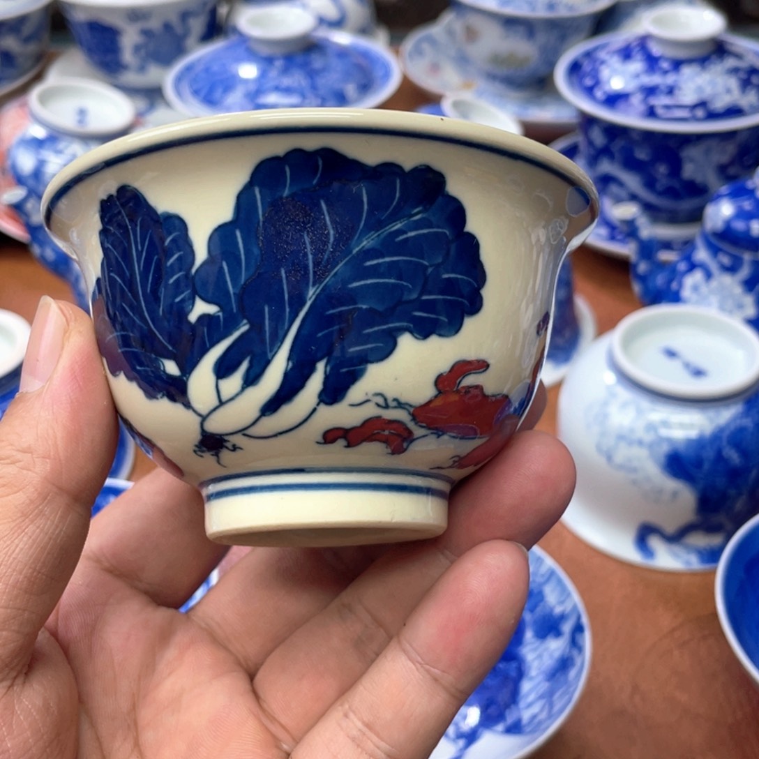 仿古  福利款  白菜压手杯