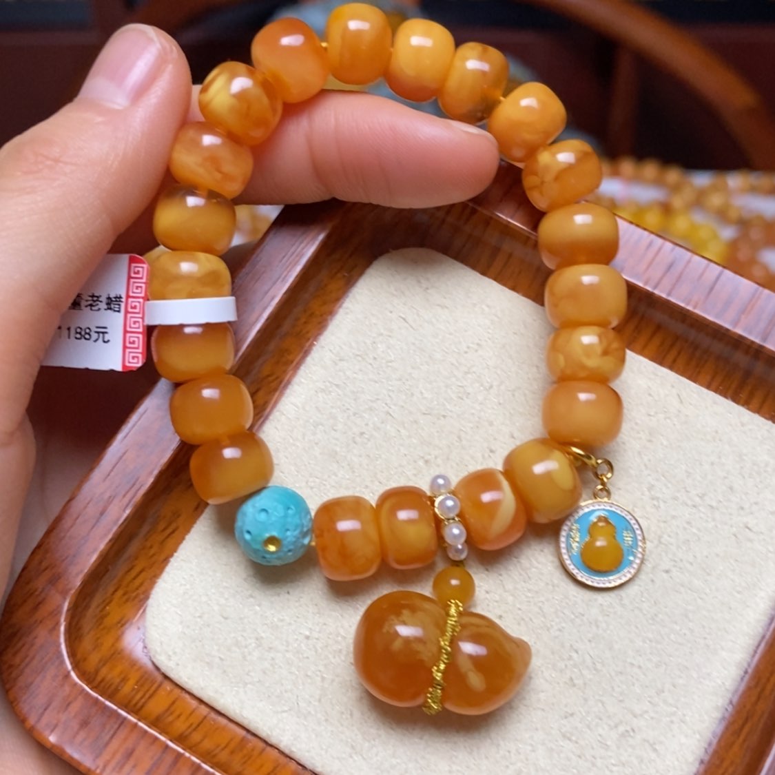 【闪购商品】蜜蜡手链未镶嵌手串