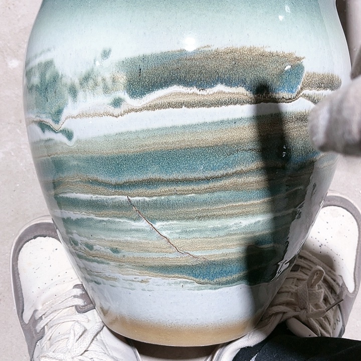 红陶口径27高度31一只小瑕疵