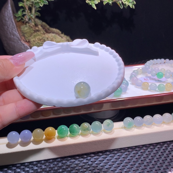 翡翠散珠翡翠单珠