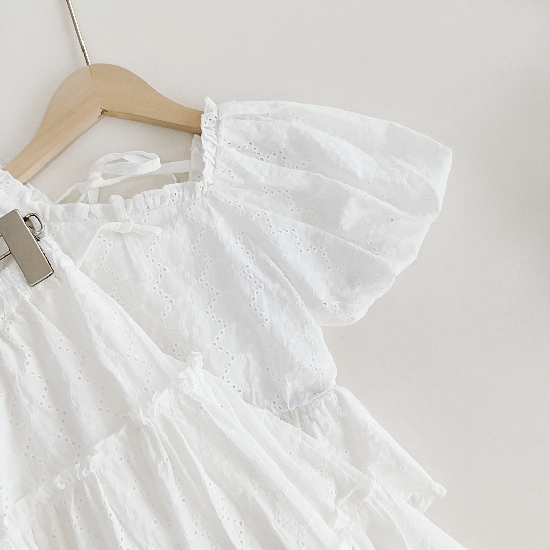 A 女童短袖镂空套裙 9107