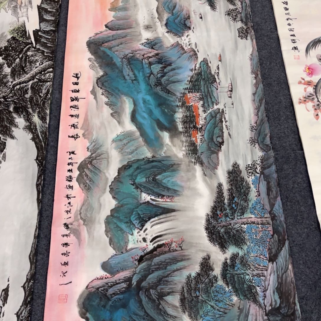 国画处理作品看好再拍哦