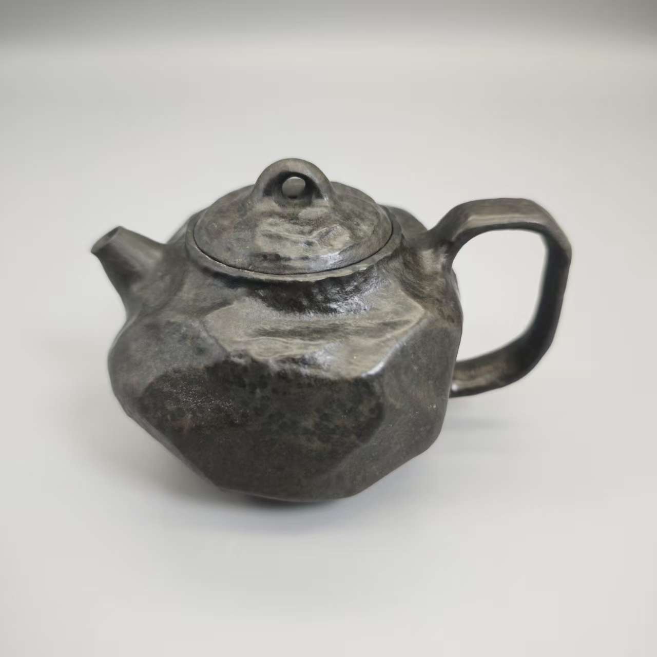 创壶堂《方壶》 冰碛岩 整石手工雕刻 石壶 茶壶 手工 茶器