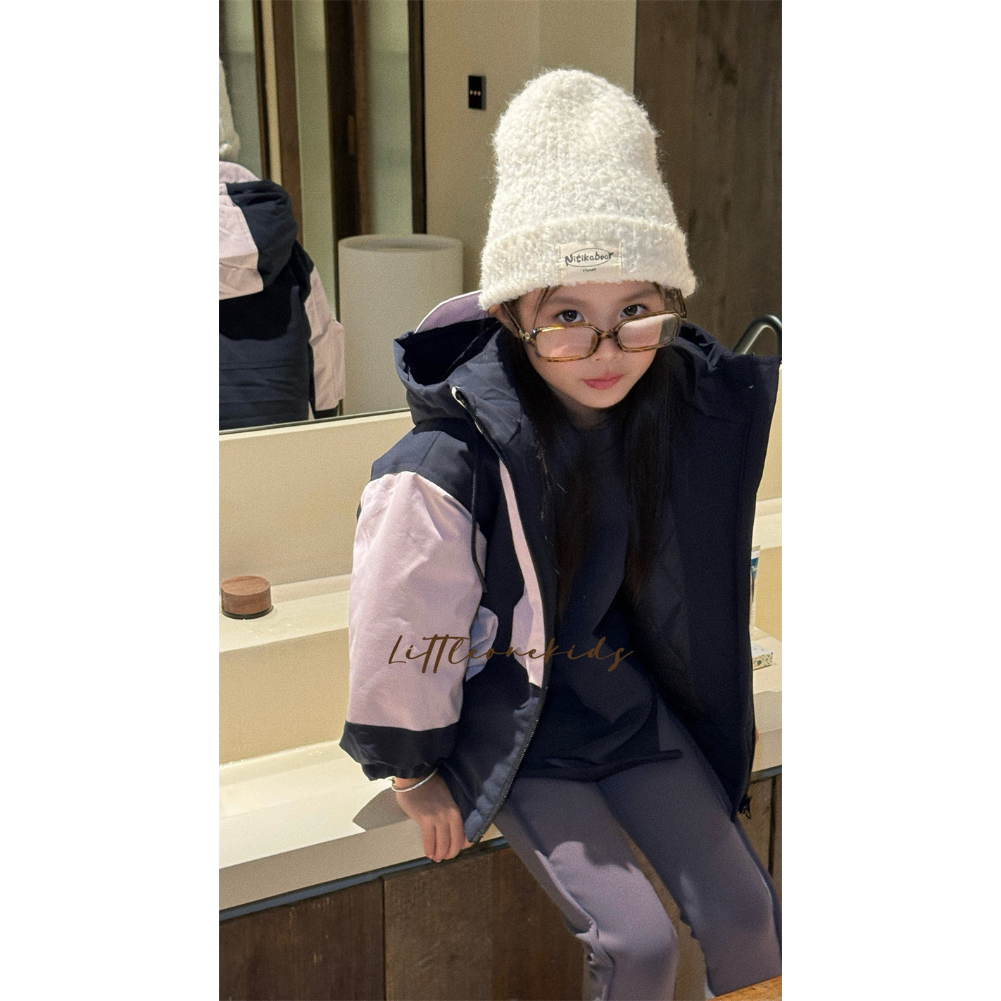 小一·25冬~拼接冲锋衣D712（童装汉服）