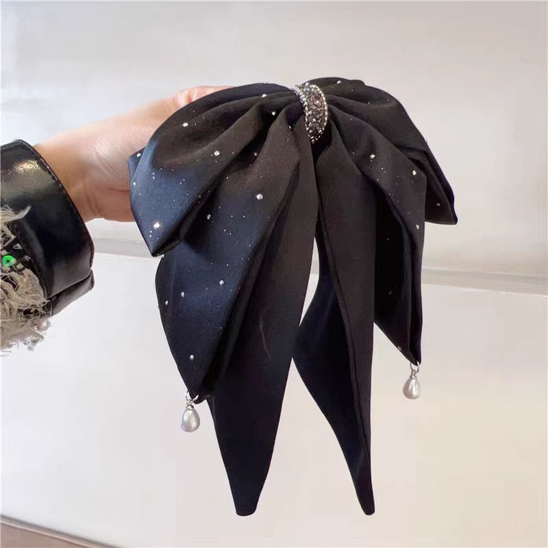 抓夹法式日韩女发夹黑色发饰饰品气质复古百搭发卡