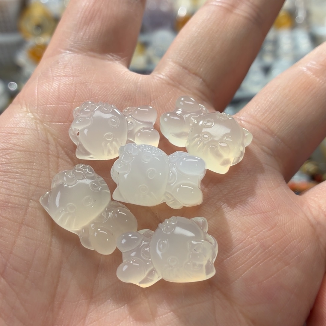 玛瑙/玉髓未镶嵌吊坠(不含链)