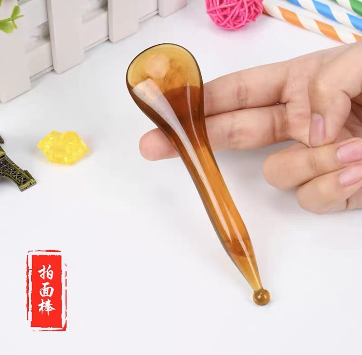 小棒棒面部眼部美容棒眼部专用工具一个