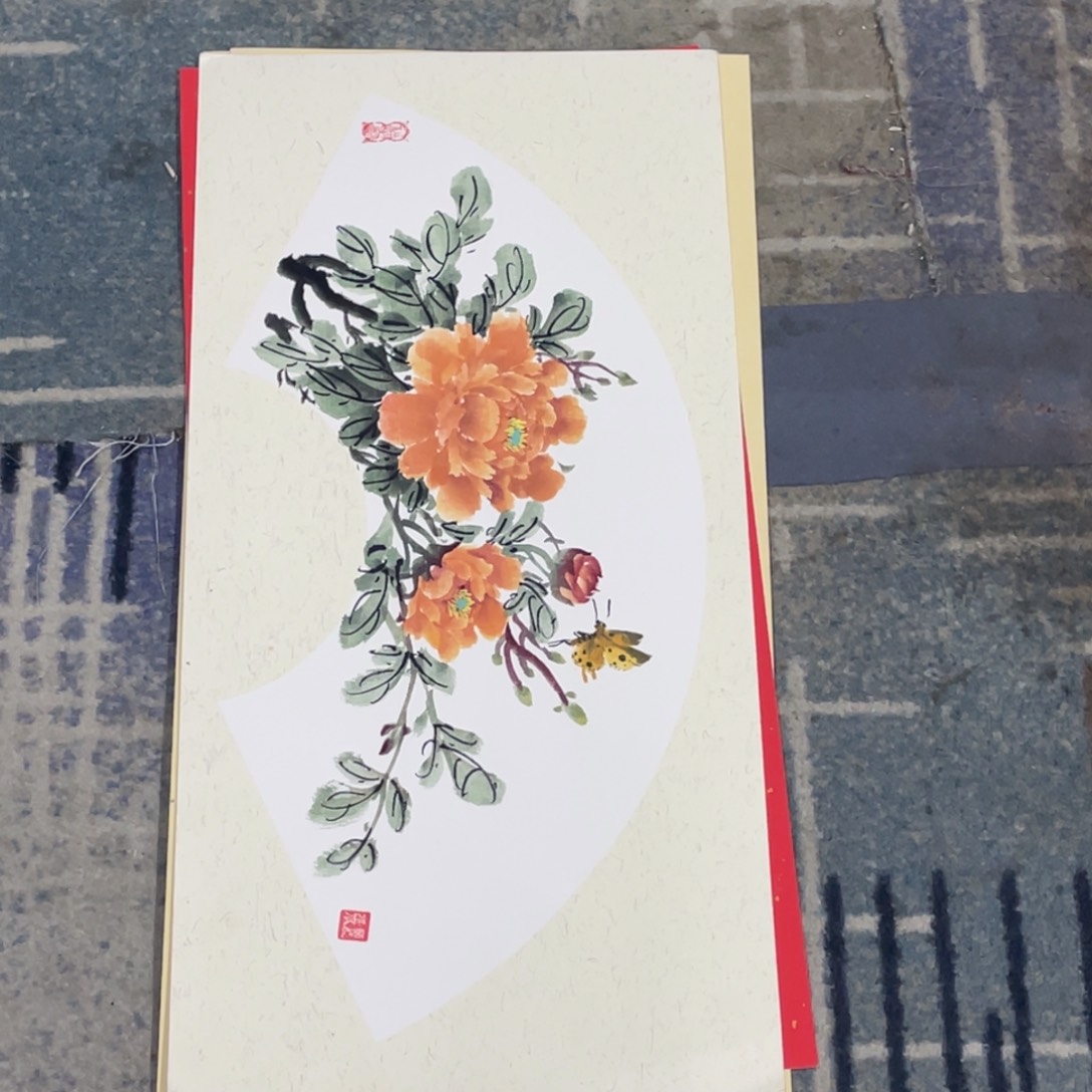 国画6533卡纸作品花鸟11111