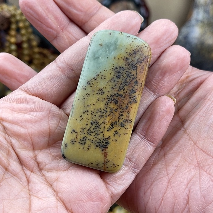 岫岩河磨玉（透闪石质玉）吊坠(不含链)未镶嵌郑*康