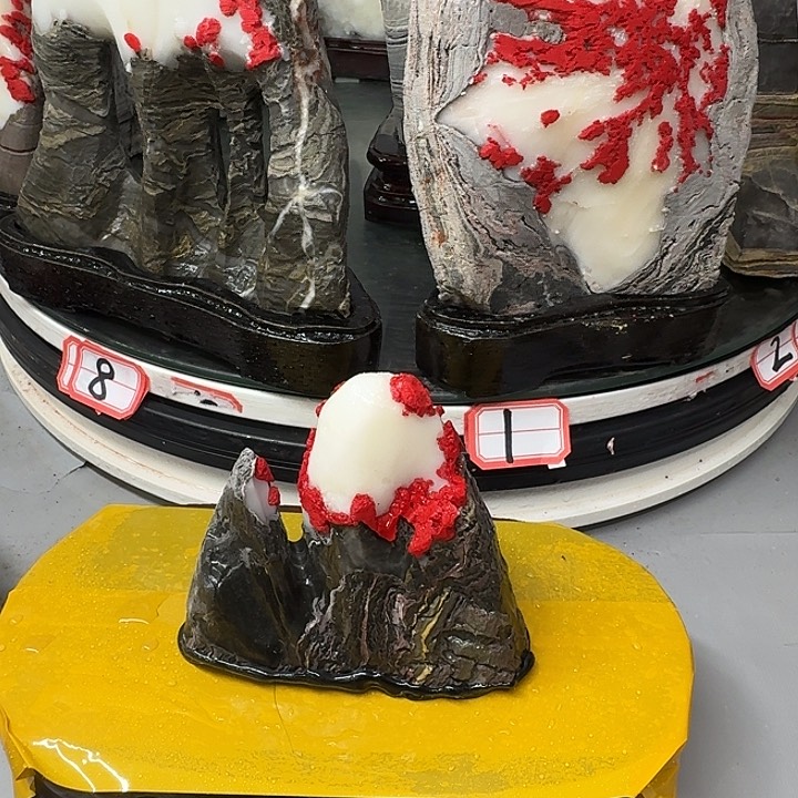 石材飘*灵璧石白灵玉