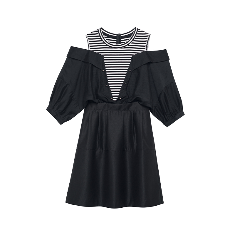 商场同款新品假两件连衣裙N193B31501