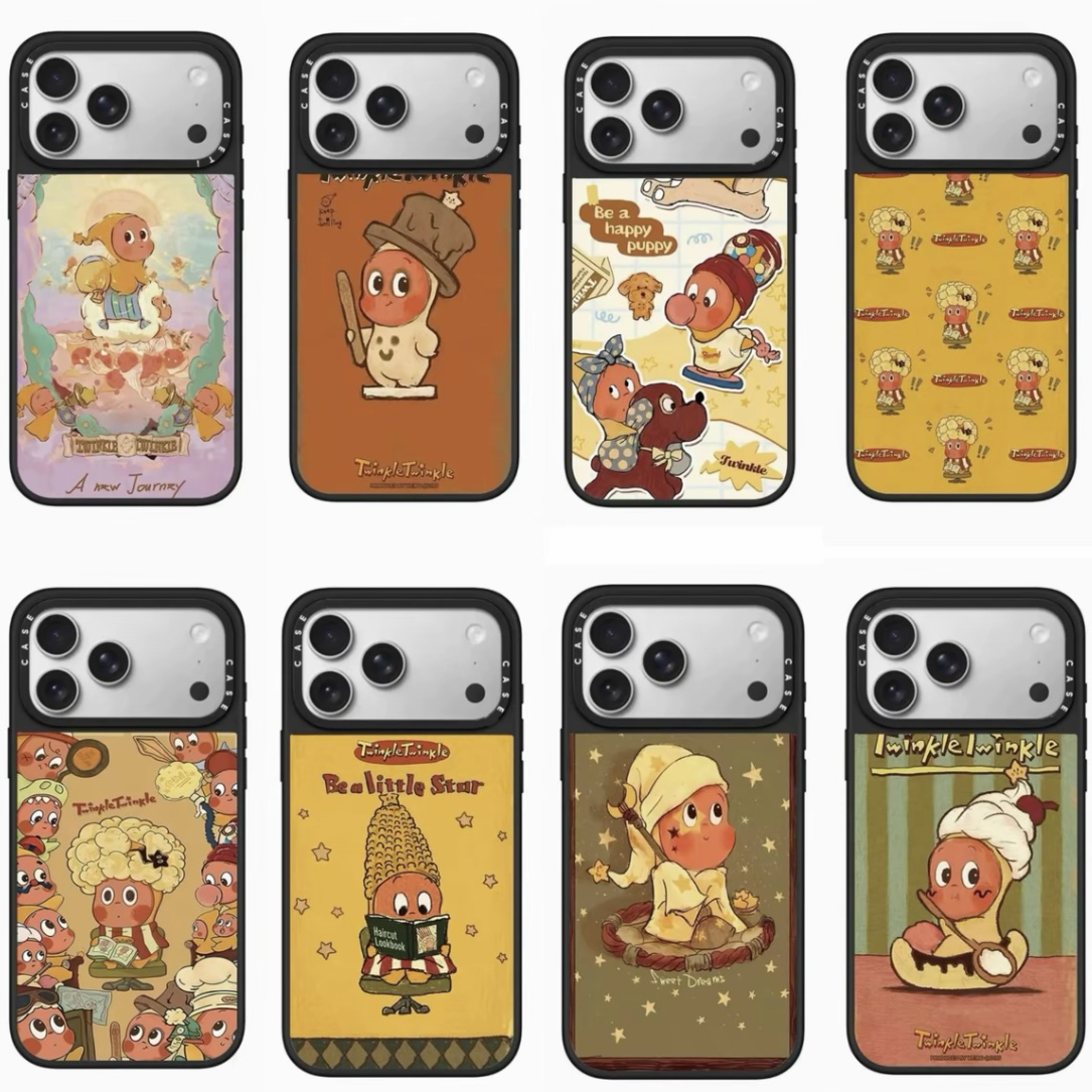 CASE联名爆米花星星人iPhone17promax壳适用苹果16pro磁吸15Plus