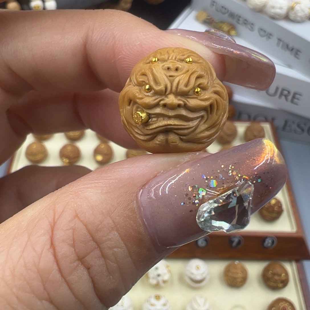 猴头核桃吊坠单颗