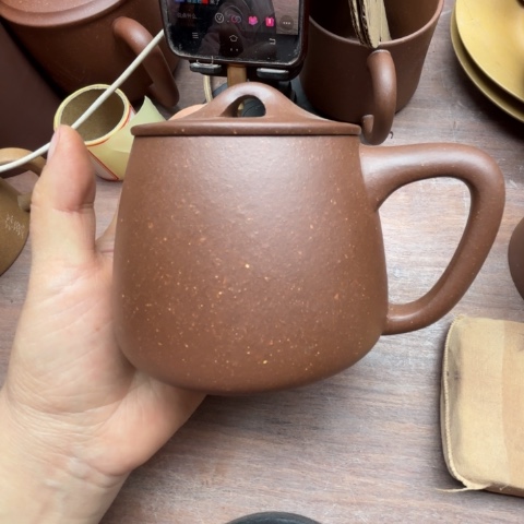 紫砂茶壶一*田半手工微瑕盖杯不退不换
