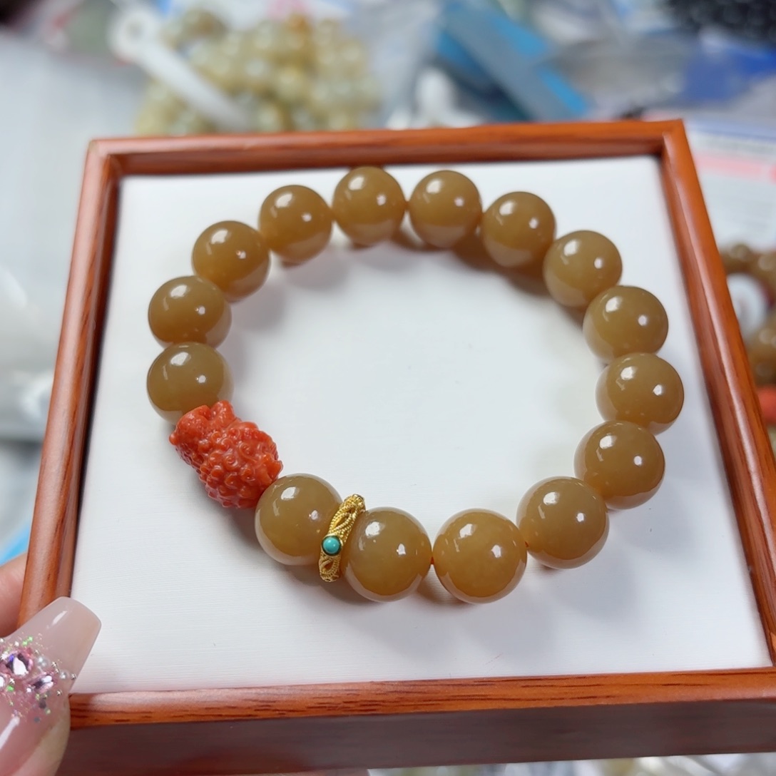 和田玉手链未镶嵌