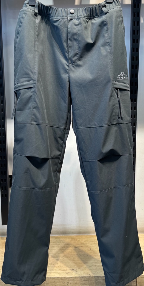 远行客男女同款休闲可拆卸长裤直筒裤潮拉链常规款印花