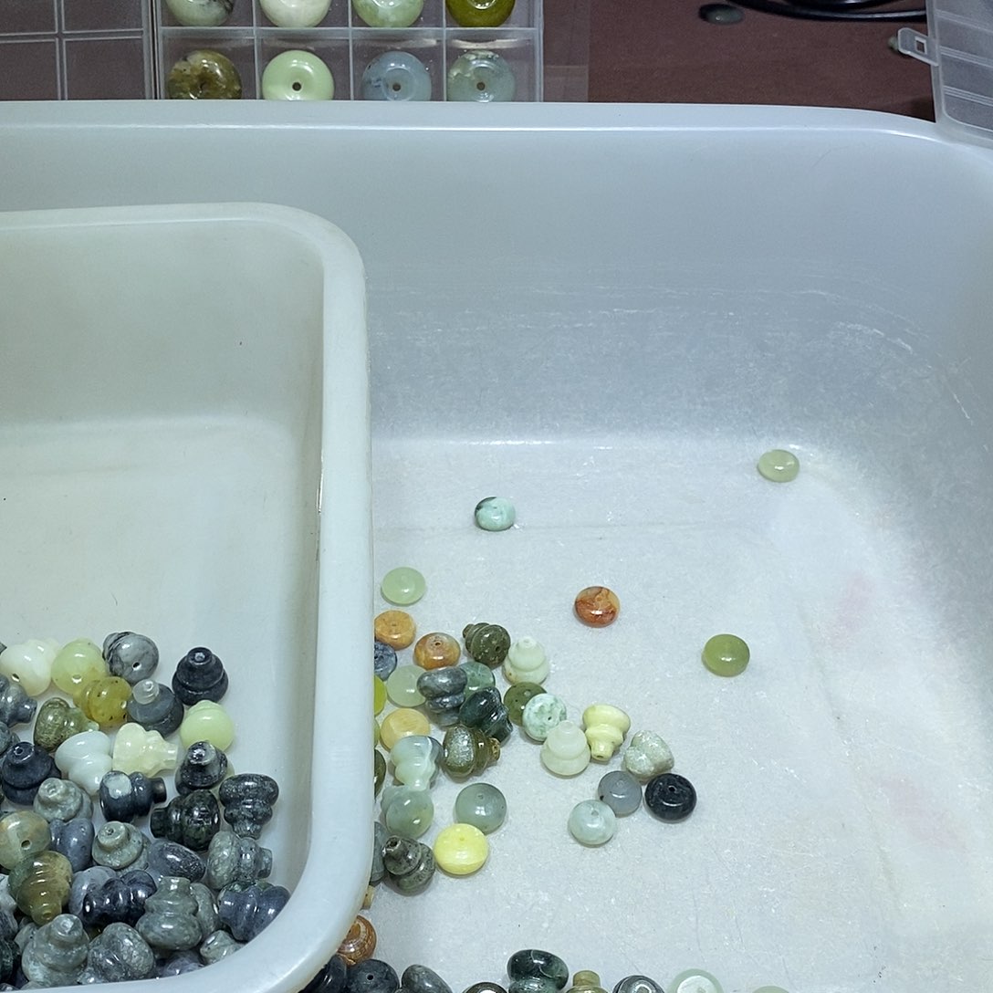 未镶嵌蛇纹石玉车挂?*?23