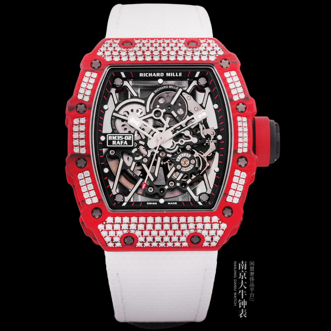 99新 Richard Mille 大牛/19年无盒/原钻/RM35-02/49.94x44.50mm