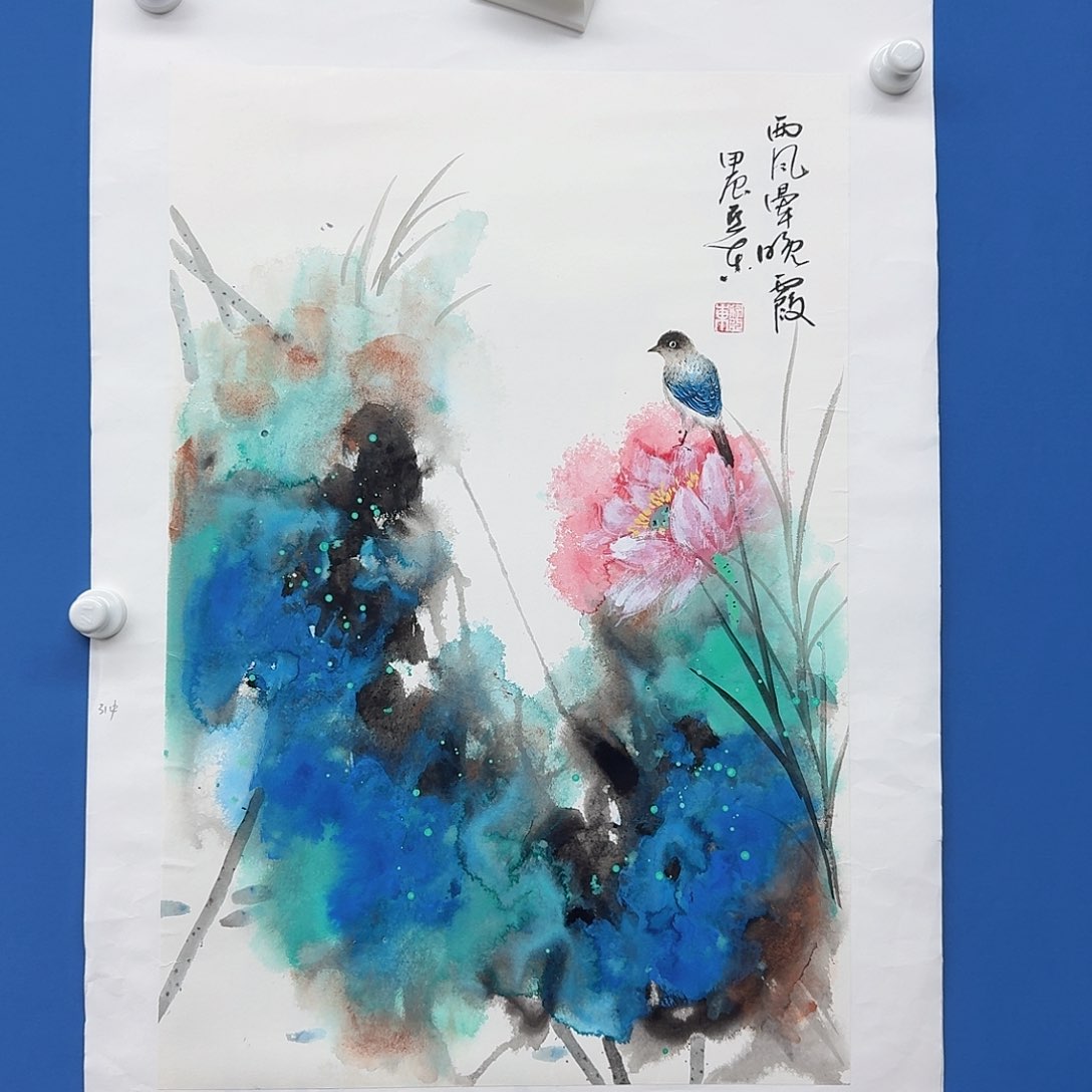 国画多次参加国内外大型