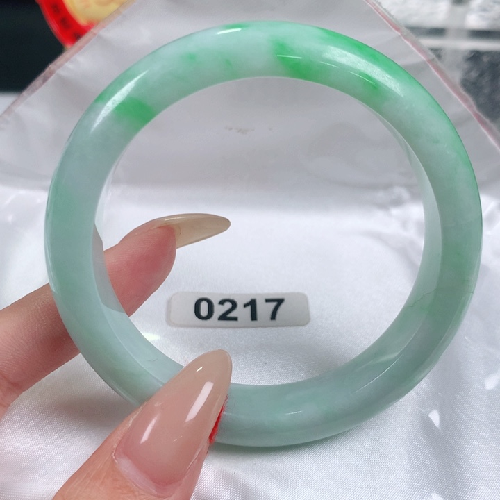 未镶嵌手镯翡翠编号0217