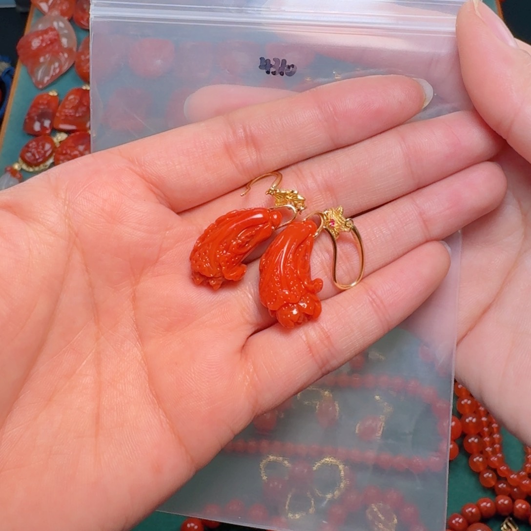 南红玛瑙南红银S925镶嵌容*