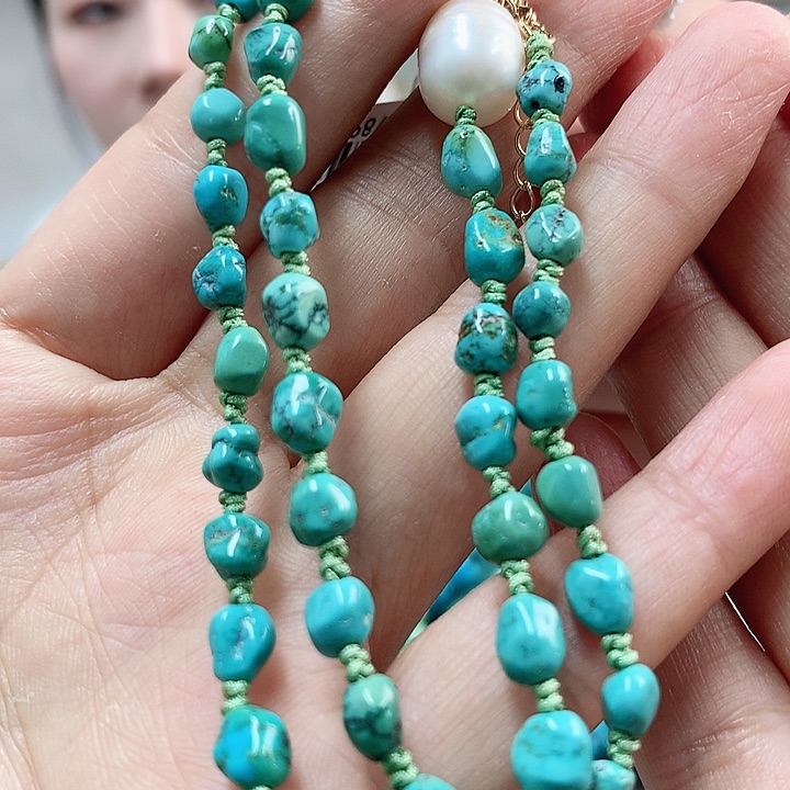 未镶嵌绿松石珠宝奇石