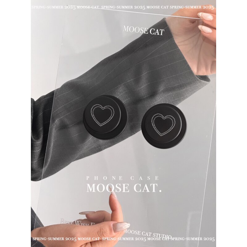 麋鹿与猫MooseCat【爱心菲林】磨砂磁吸支架