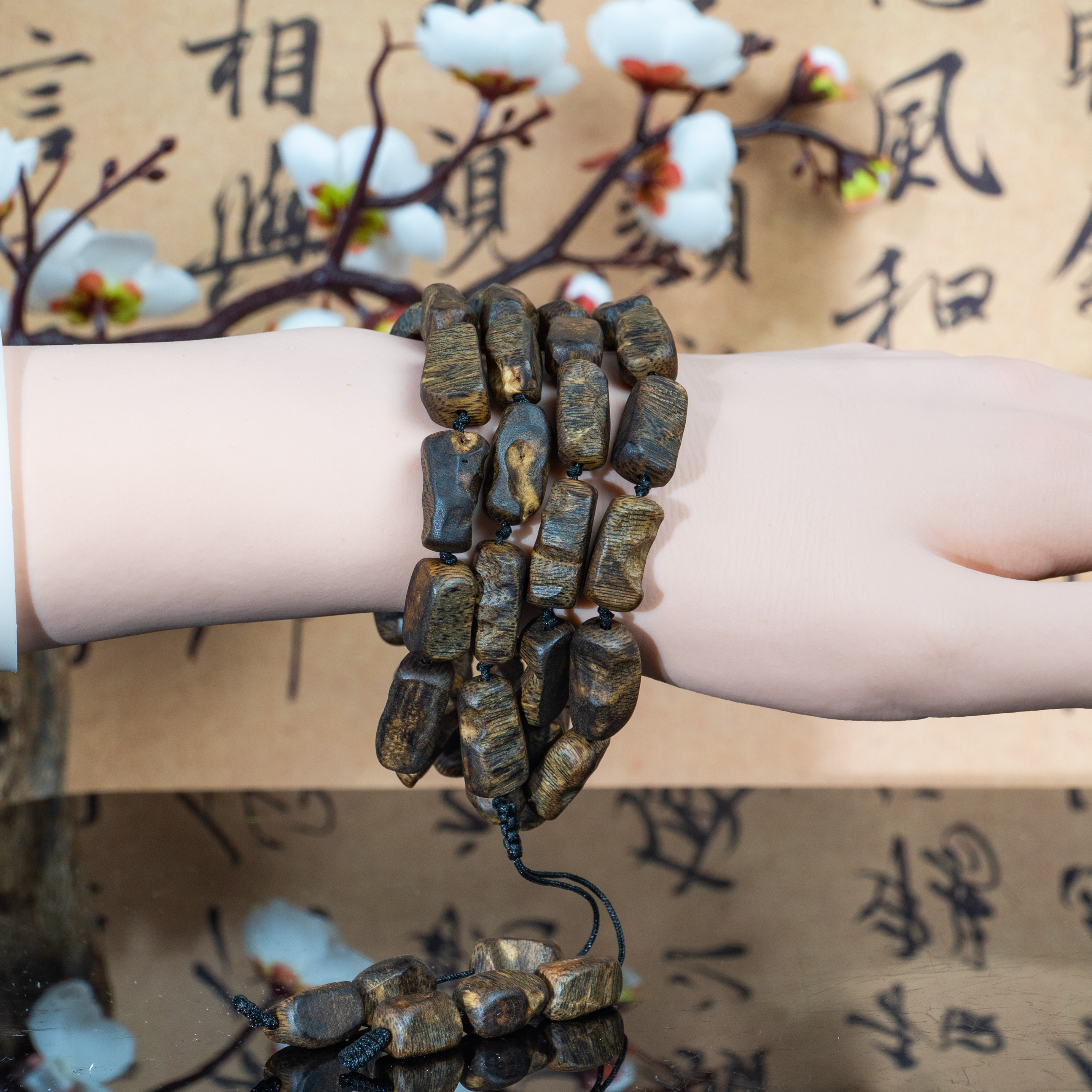 沉香海南莺歌绿奇楠包头留疤随形多圈-沉水-32012460-241108