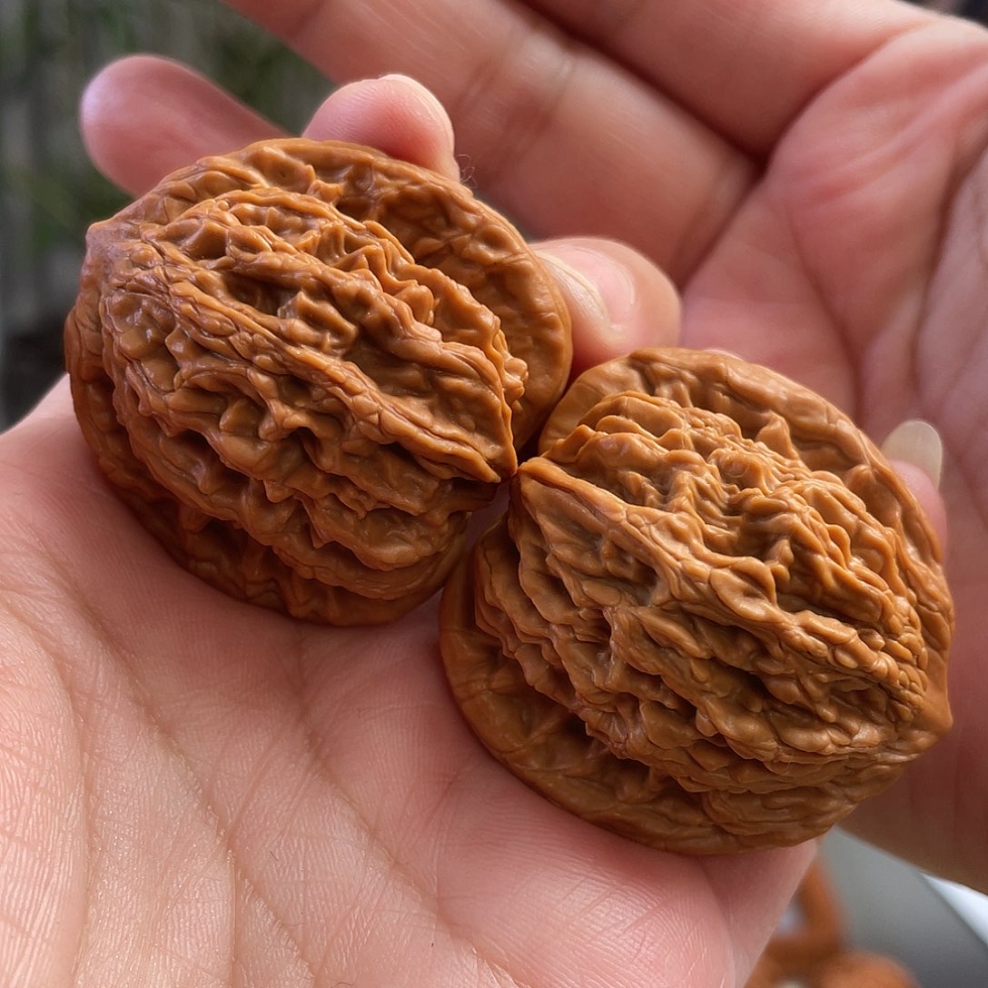 桃核把件40尺全品狼牙麦穗虎头CN01114已打底