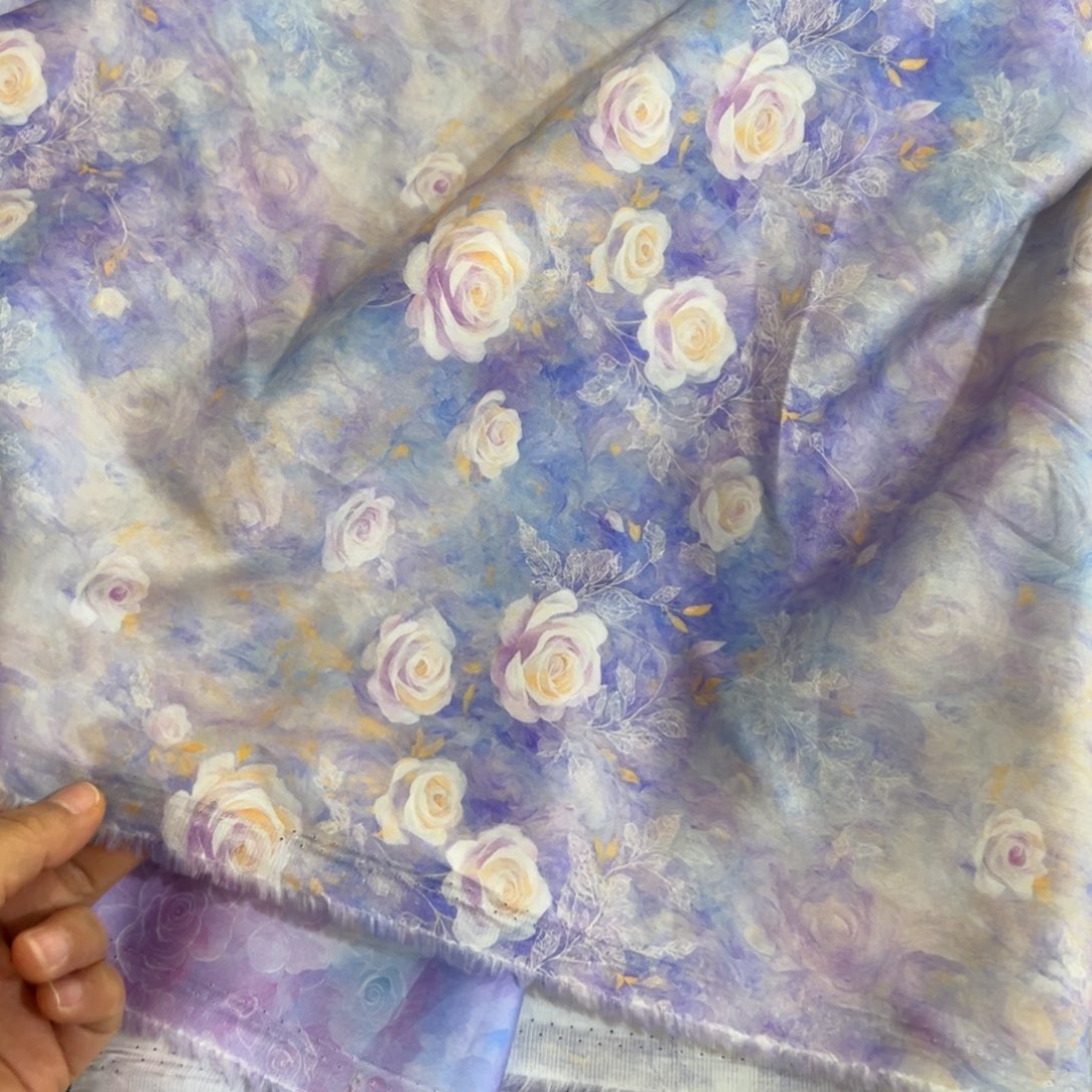 棉一米价纯棉60支加密贡缎1.5宽果子D