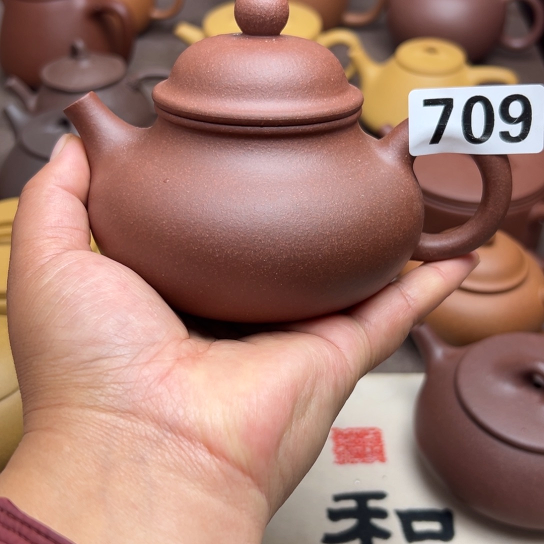 紫砂茶壶紫泥半手工300cc左右