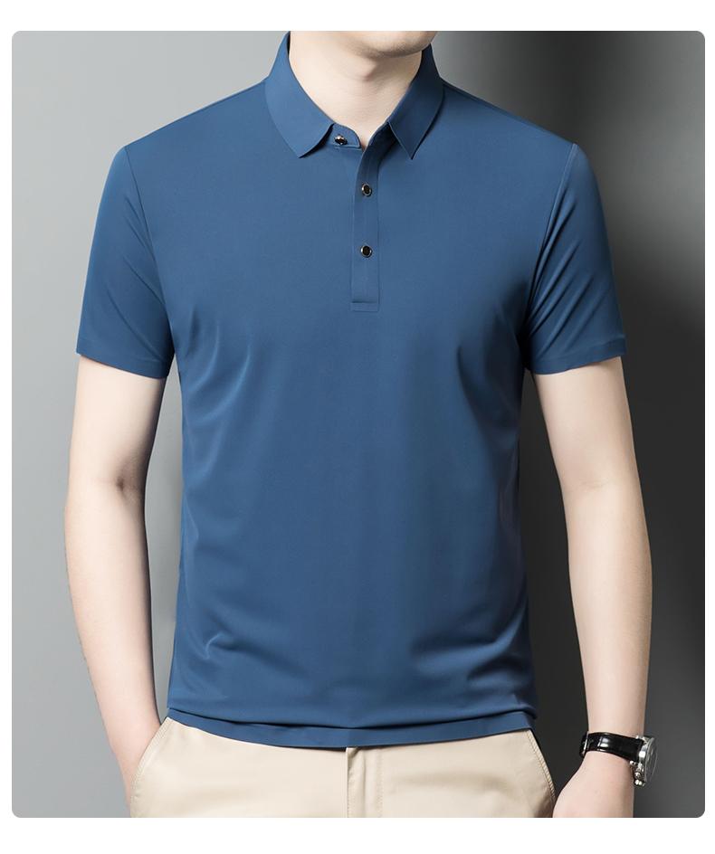 2025白马写字楼商务翻领polo衫2