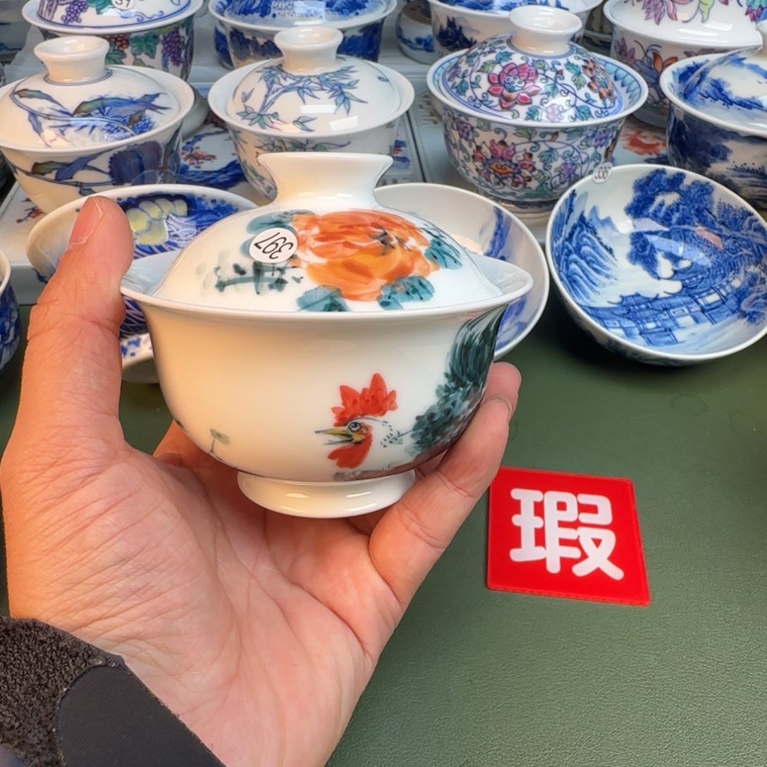 陶纯手工纯手绘茶具397